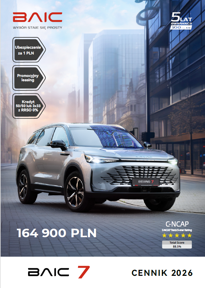 cennik BAIC 7